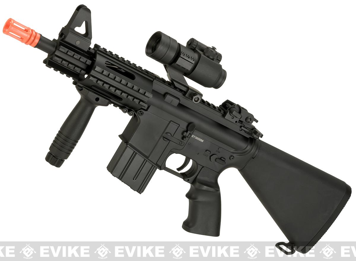 A&K NS15 Full Metal Lipo Ready M4 CQB Stubby Killer Airsoft AEG Rifle (Model: Alpha)