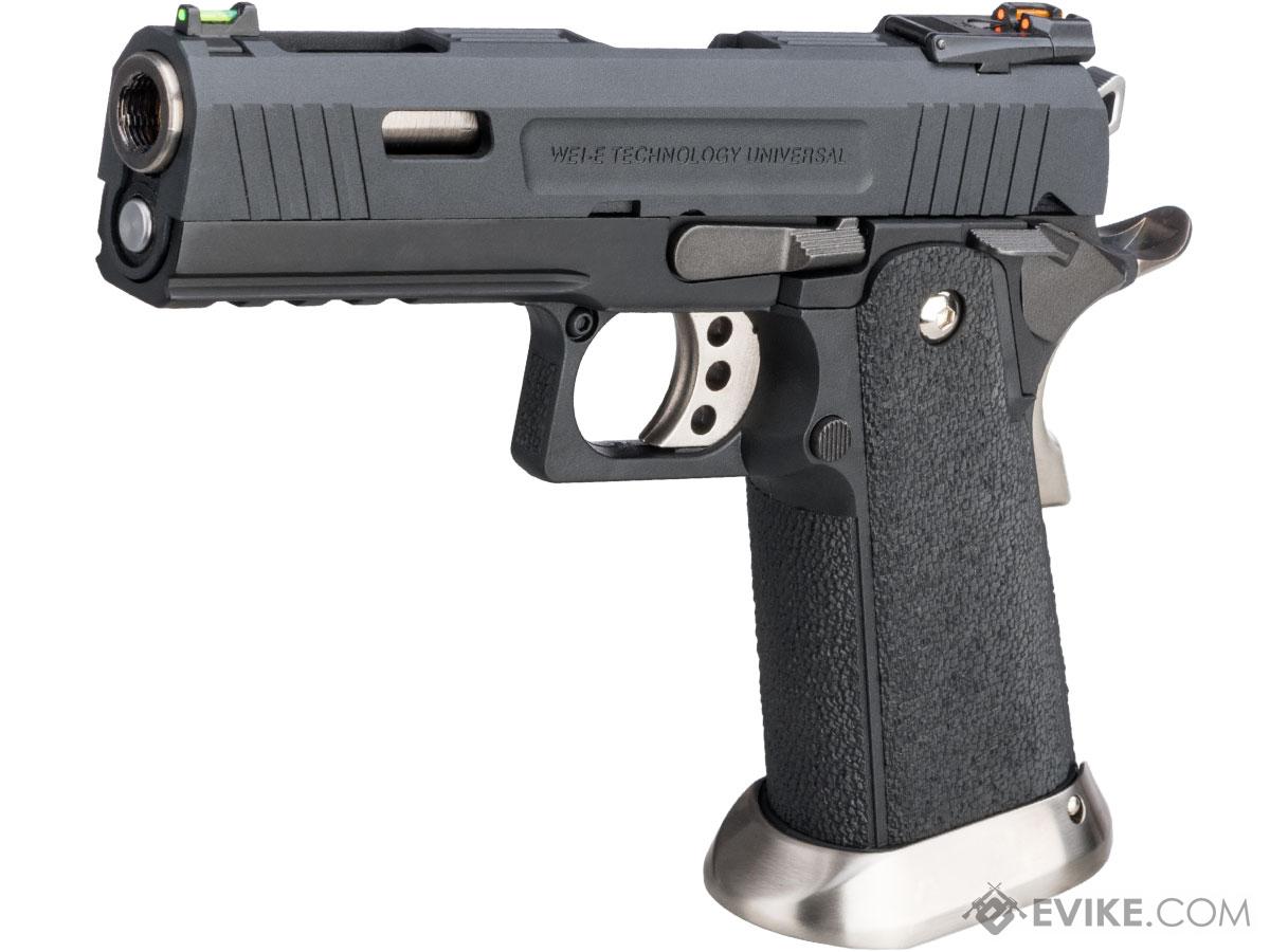 WE-Tech Hi-Capa 4.3 Allosaurus Gas Blowback Pistol (Color: Black)