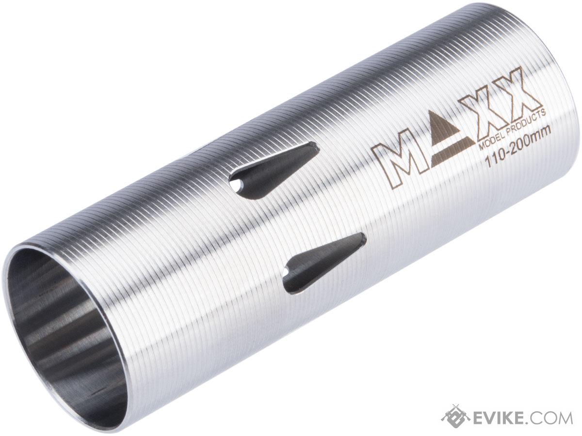 Maxx Model CNC Hardened Stainless Steel Airsoft AEG Cylinder (Model: Type F / 110-200mm)